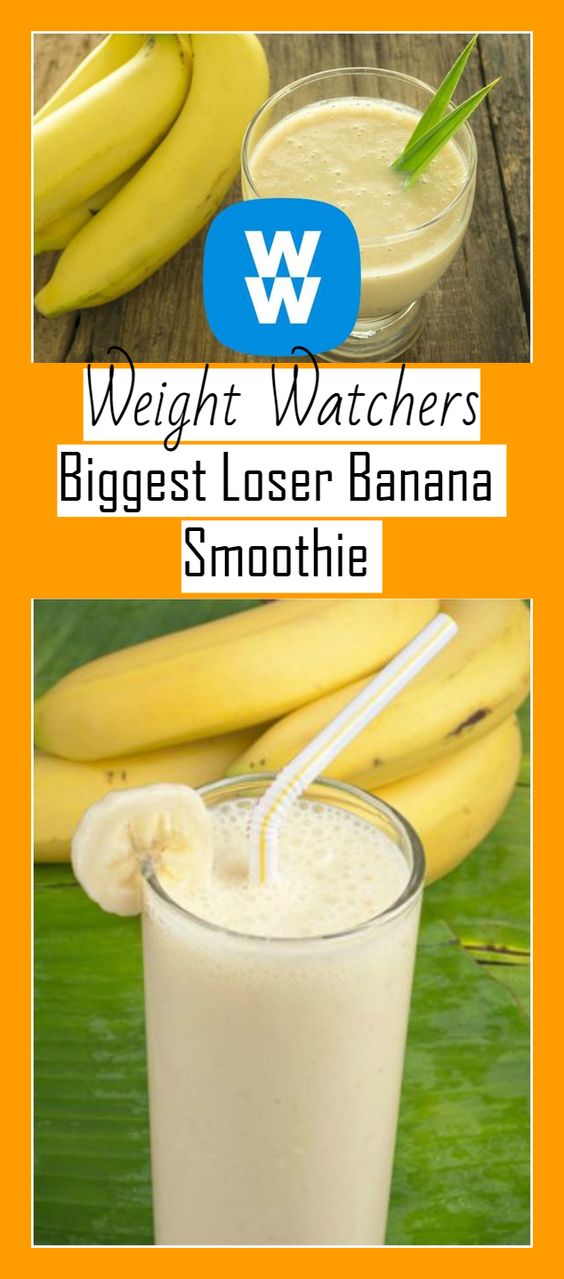 Banana Smoothie Weight Watcher Recipe